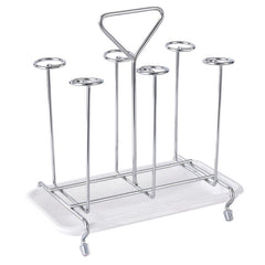 Metal Glass Cup Water Storage Shelf Drying Cup Drainage Organizer Kitchen Stand Glass Holder Drain Rack for Home Kitchen