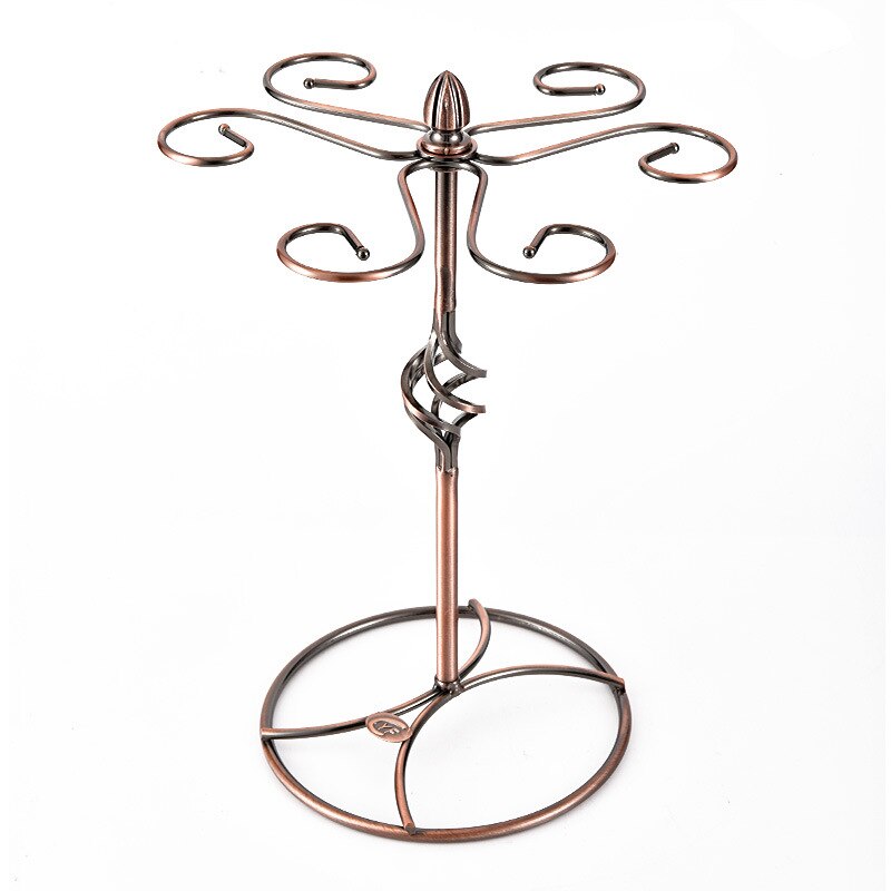 Creative Metal Wine Rack Hanging Wine Glass Holder Bar Stand Bracket Display Stand Bracket Decor