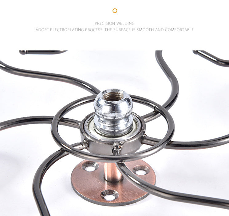 Stainless Steel Wine Rack Round Wine Glass Rack High Glass Rack Cabinet Wall Hanging Storage Box Wine Cabinet Decoration