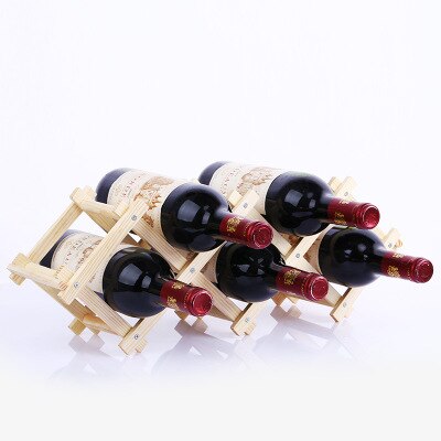 Quality Wooden Wine Bottle Holders Creative Practical Collapsible Living Room Decorative Cabinet Red Wine Display Storage Racks
