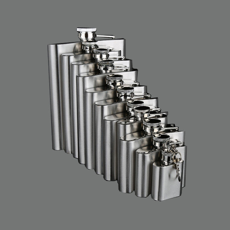 Stainless Steel Hip Flask Flagon High Quality Portable Wine Whisky Pot Bottle Drinkware For Drinker