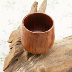 Japan Style Natural Jujube Wood Cup Primitive Handmade Natural Spruce Wooden Cup Breakfast Beer Milk Drinkware Green Tea Cup