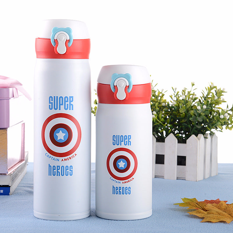 350ml 500ml Vacuum bottle Thermal Insulated Tumbler Travel Water bottle Lovely couple portable hot