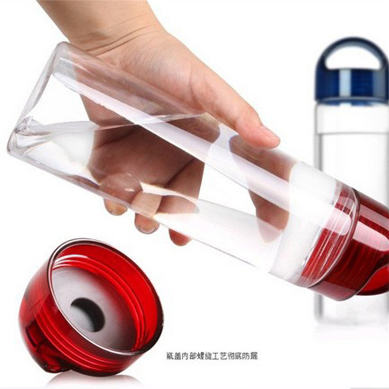 CJ013 Fruit Infuser/Infusing Drinking water bottle Lemon bottle Fruit Juice maker bike/travel bottles BPA Free 700ml Drinkware