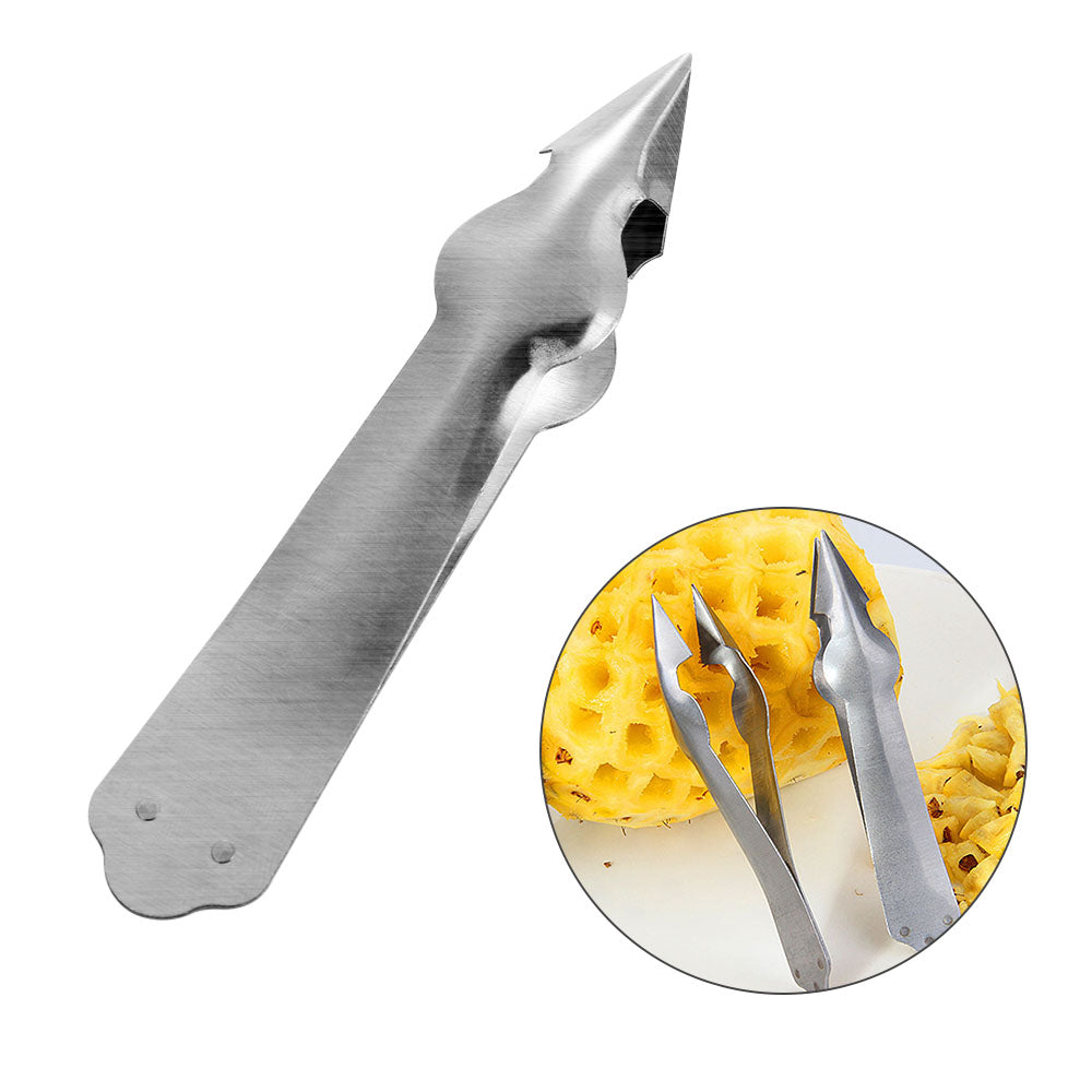 1PCS Stainless Steel Creative Pineapple Peeler Easy Pineapple Knife Cutter Corer Slicer Clip Fruit Salad Tools