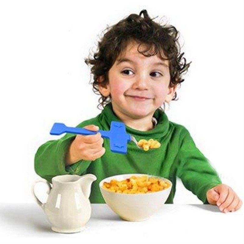 CJ105 Airplane set 2 Pieces/set creative children fork Steak fork tableware