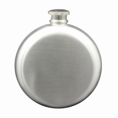 5oz Stainless Steel Round Whiskey Flask Portable Alcohol Hip Flasks Wine Bottle Russian Liquor Pot For Creative Birthday Gift