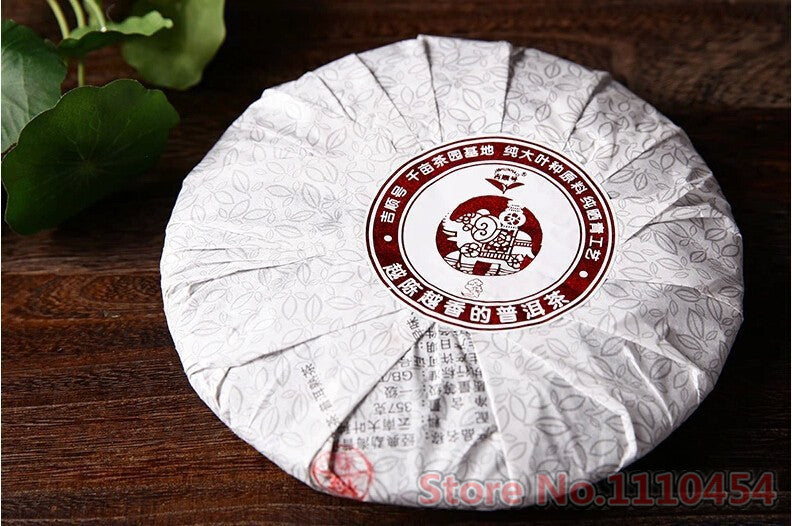 HelloYoung357g Classic Ripe Pu Er Tea Black Menghai Cooked Pu-erh Puer Red Slimming tea