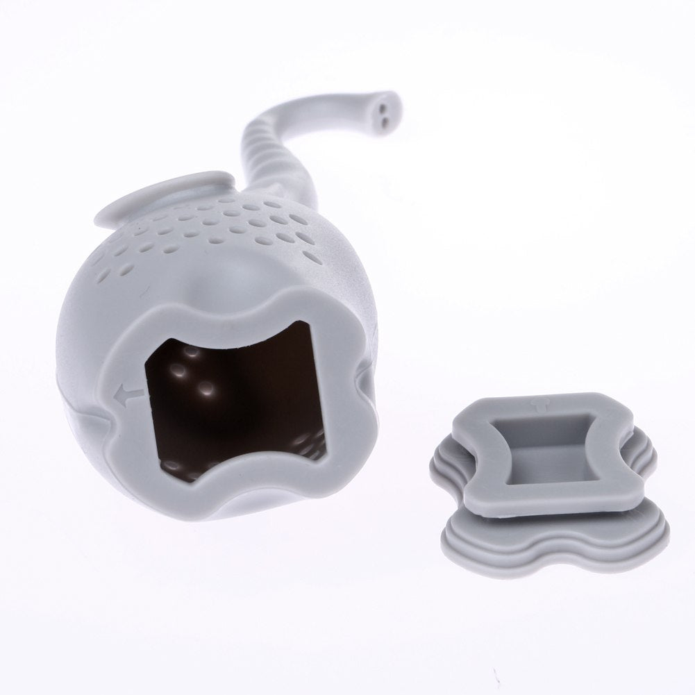Teapot Cute Elephant Silicone Tea Infuser Filter Teapot for Tea & Coffee Drinkware Kitchen Accessories Drop shipping