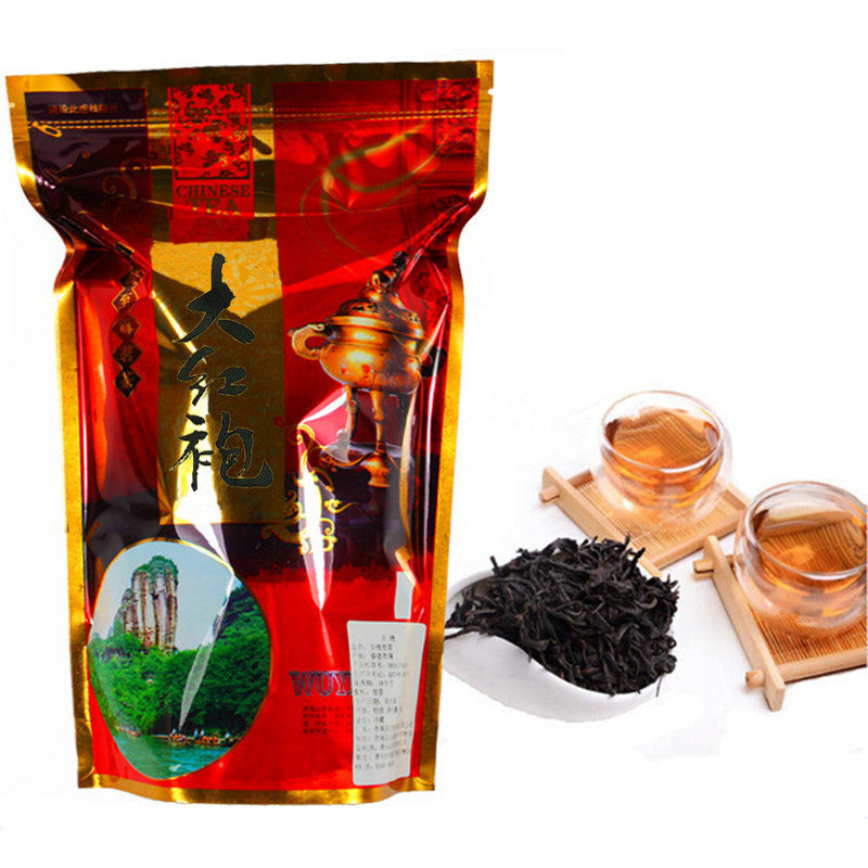 HelloYoung250g Da Hong Pao Tea Chinese Big Red Robe Black Oolong Tea Original Organic Gift Tea