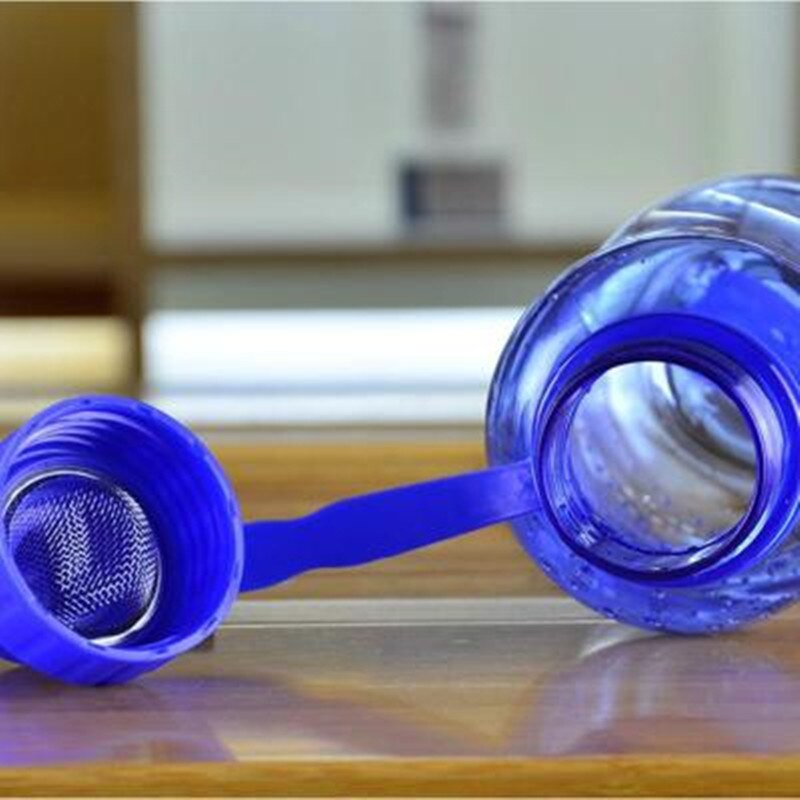 HELLOYOUNG 800ml/1000ml Creative Sports Water Bottle Leak-proof Plastic Large Capacity Bottle Outdoor/Climbing Water Bottle
