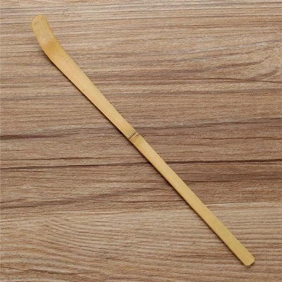 HELLOYOUNG 17cm Handmade Bamboo Chashaku Matcha Tea Scoop Retro Japanese Green Tea Ceremony Matcha Scoop Tea Sticks Tool