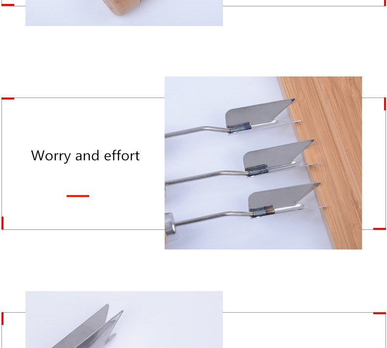 New Creative 1pcs Pineapple Slicer Stainless Steel Pineapple Eye Peeler Pineapple Seed Remover Knife Fruit Tools