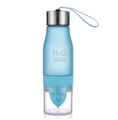 New Xmas Gift 650ml Water Bottle plastic Fruit infusion bottle Infuser Drink Outdoor Sports Juice lemon Portable Kettle