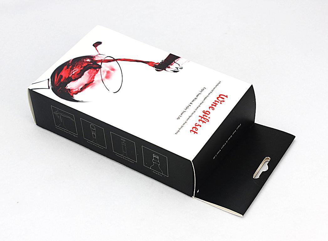 Red Wine Opener Gift Set Wine Bottle Accessories Gift Set For Wedding Birthday Anniversary