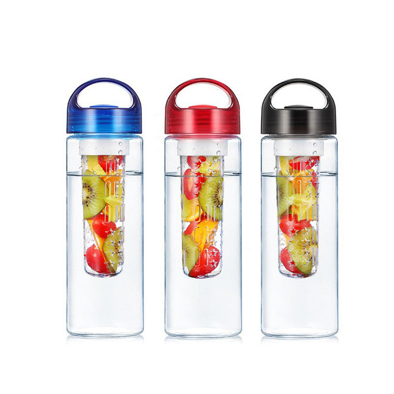 CJ013 Fruit Infuser/Infusing Drinking water bottle Lemon bottle Fruit Juice maker bike/travel bottles BPA Free 700ml Drinkware