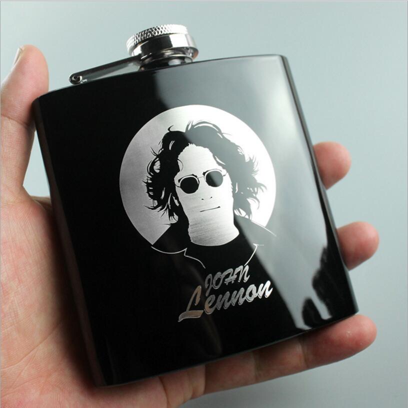 6oz 304 Stainless Steel Hip Flask Liquor Whisky Vodka Alcohol Drinkware Flasks Flagon Outdoor