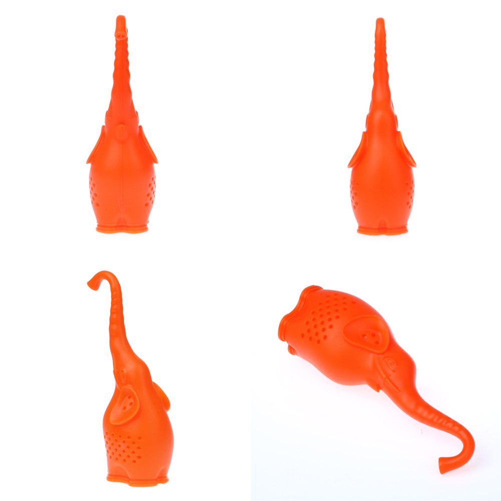 Teapot Cute Elephant Silicone Tea Infuser Filter Teapot for Tea & Coffee Drinkware Kitchen Accessories Drop shipping