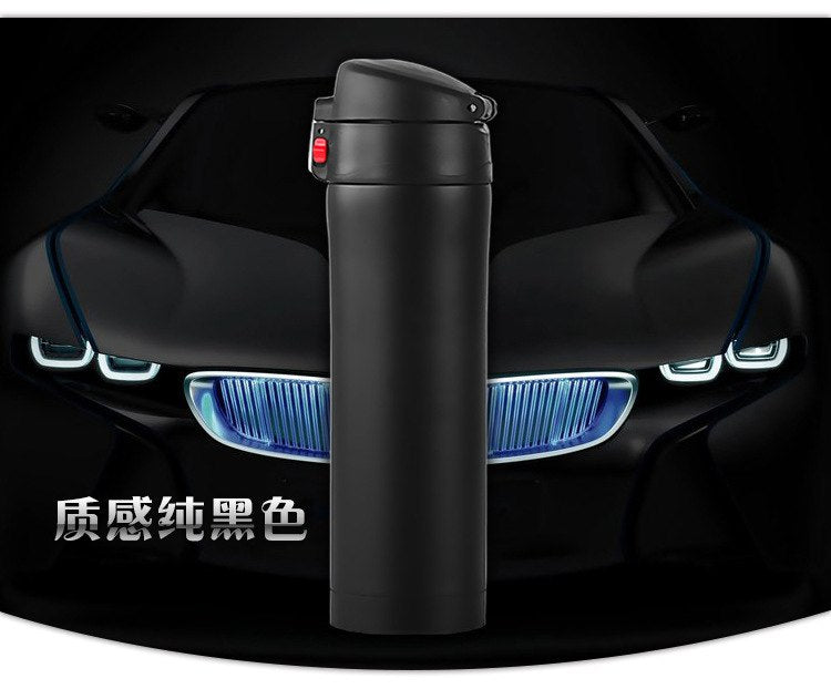 CJ016 Heat Insulating Bottle Bounce Bottle Automotive Stainless Steel bottle Drink Water Bottle Drinkware Outdoor Portable