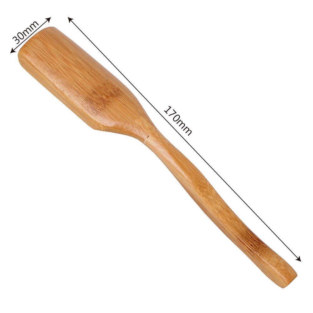 Natural Bamboo Tea Scoop Retro Style High Quality Delicate Spoon for Tea Honey Sauce Coffee Tea Leaves Chooser Holder