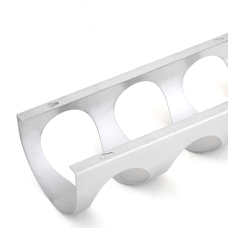 1PC 3 or 4 Hole Stainless Steel Wall Mounted Wine Holder Rack Household Wine Bottle Holder For Homeuse With Screws