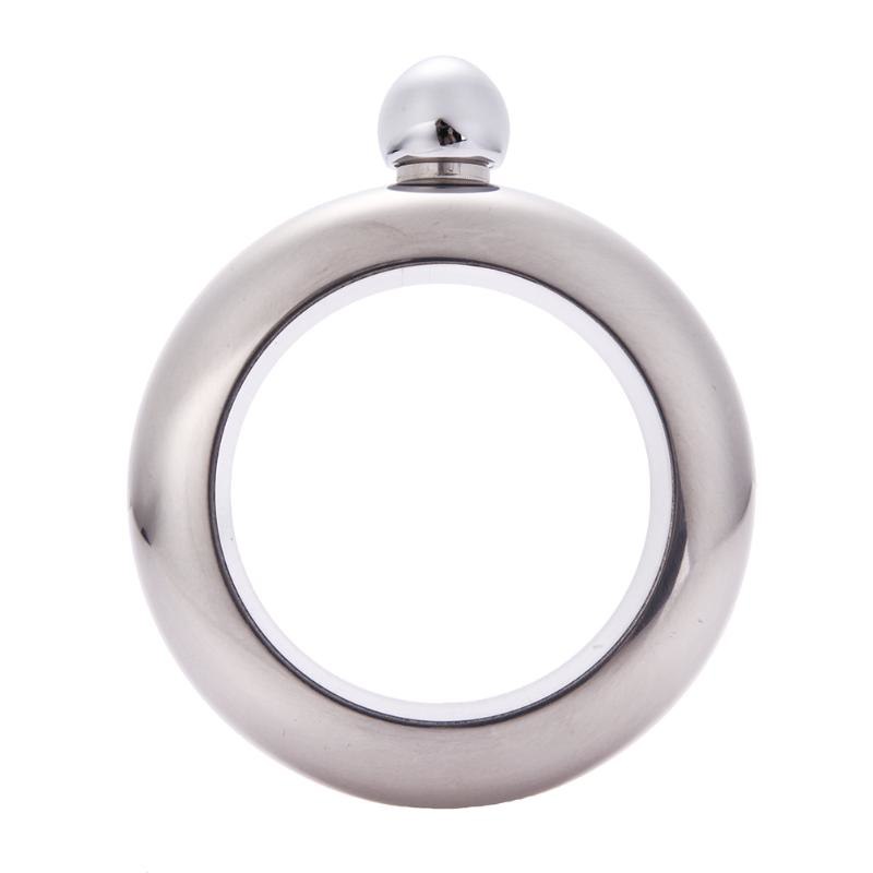 Bangle Bracelet Hip Flask Portable Round Chic Elegant Wine Mixed Bottle 3.5 oz Whiskey Vodka Alcohol Drinkware