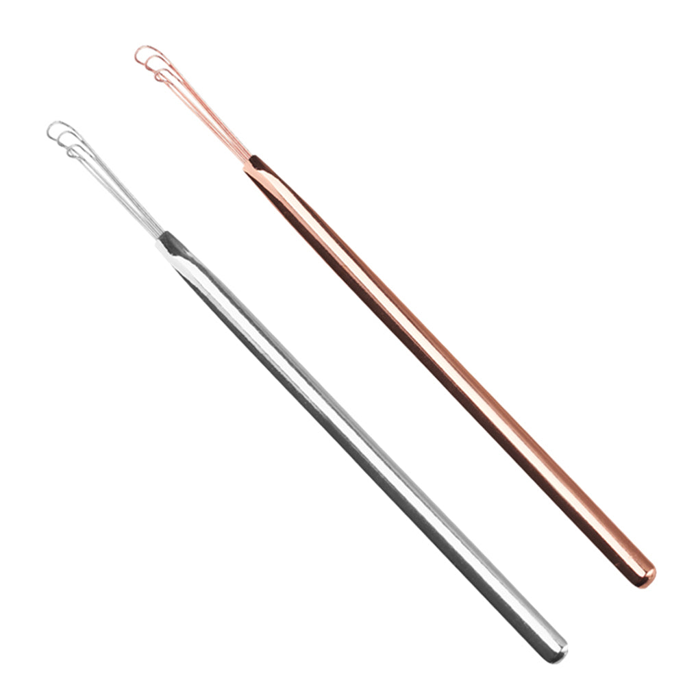 Stainless Steel Ear Pick Cleaner Portable Dig Ear Curette Tools Digging Earpick Cleaner Ear Spoon Ear Health Care Cleaning Tool