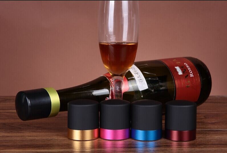 champagne stopper Aluminum alloy red wine stopper fresh-keeping bottle stopper bar tools 5 pieces