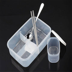CJ030 Single Buckle Around LunchBox Can Microwaveoven LunchBox Tableware Single Plastic Bento LunchBoxes