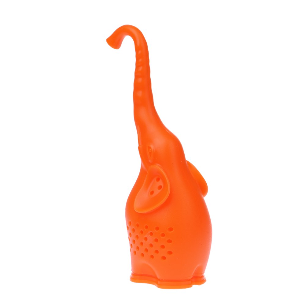 Teapot Cute Elephant Silicone Tea Infuser Filter Teapot for Tea & Coffee Drinkware Kitchen Accessories Drop shipping