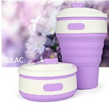 HELLOYOUNG Fashion 350ML Portable 4 Color Coffee Tea Folding Silicone Water Bottles Travel Hiking Picnic Collapsible Bottle
