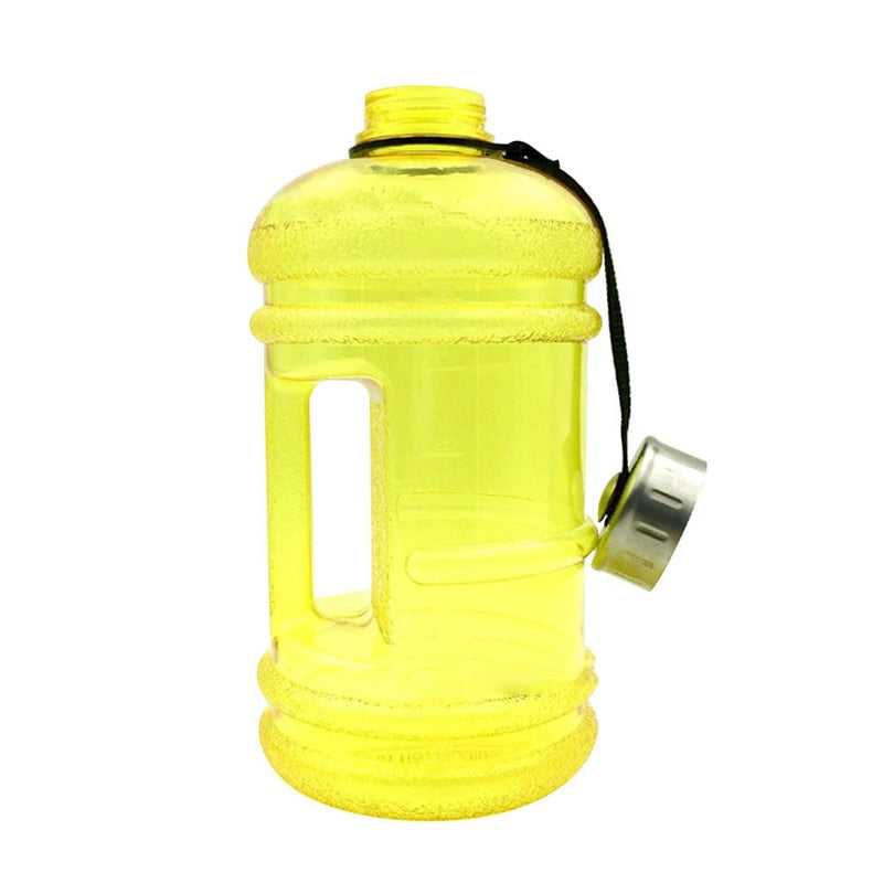 HELLOYOUNG2L Large Capacity Water Bottles Outdoor Sports Gym Half Gallon Fitness Training Camping Running Workout Water Bottle