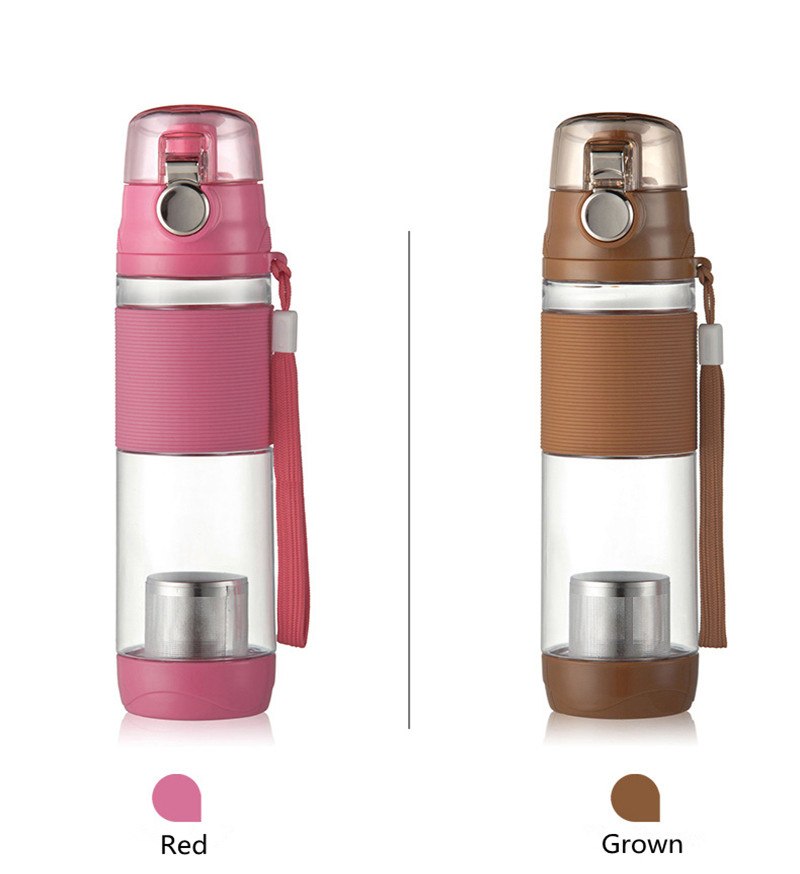 Summer Leak-Proof Seal Large Capacity Sport bottle for water Bicycle Plastic PP Water Bottles With Cover Lip Filter BPA free