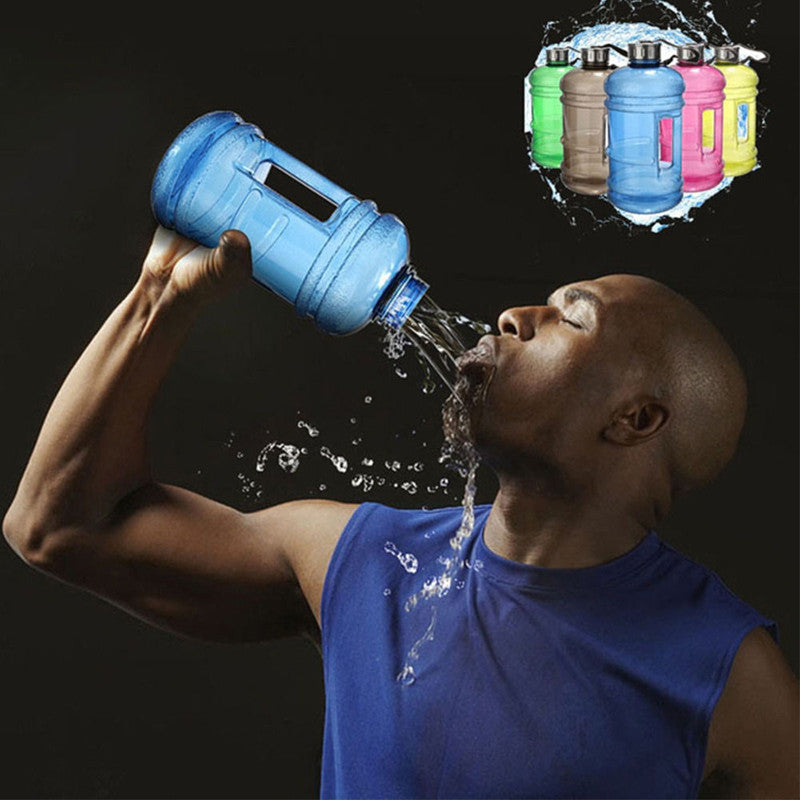HELLOYOUNG2L Large Capacity Water Bottles Outdoor Sports Gym Half Gallon Fitness Training Camping Running Workout Water Bottle