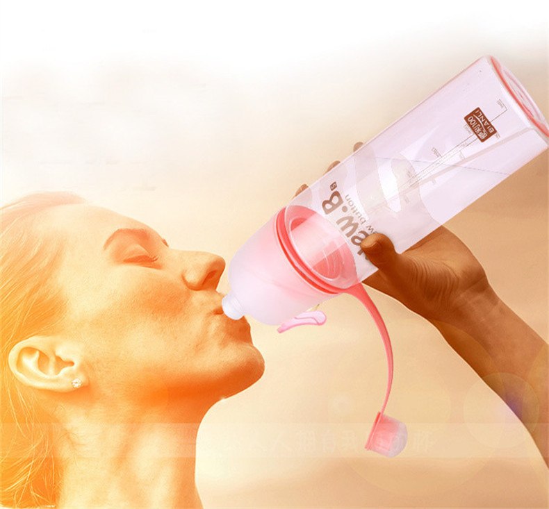 CJ129 Water bottle sport Spray bottle Cycling outdoor Moisturizing shaker Transparent Travel Plastic Water Camping Drinkware