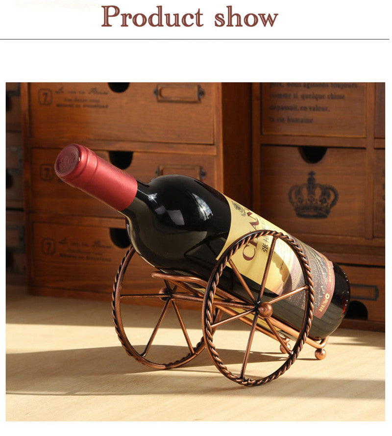 Handmade Plating Wine Racks Home Kitchen Bar Accessories Practical Wine Holder Wine Bottles Decor Display Shelf And Racks