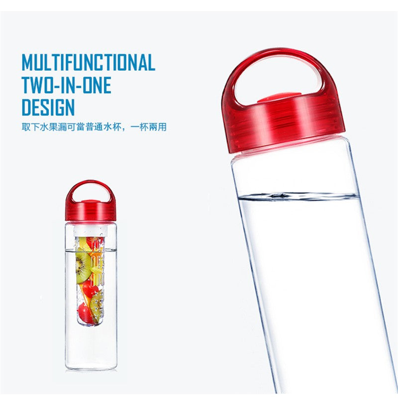 CJ013 Fruit Infuser/Infusing Drinking water bottle Lemon bottle Fruit Juice maker bike/travel bottles BPA Free 700ml Drinkware