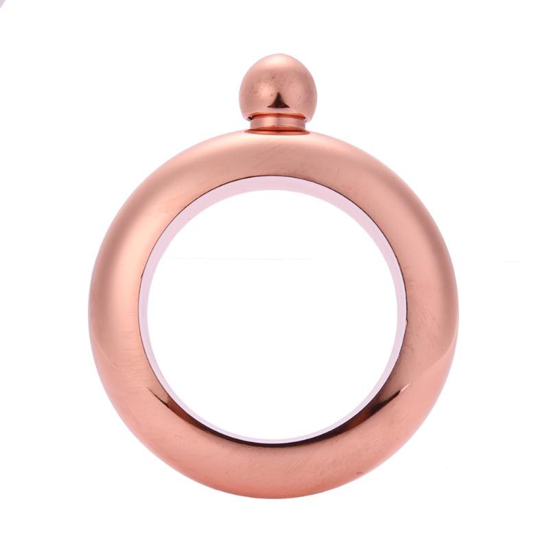 Bangle Bracelet Hip Flask Portable Round Chic Elegant Wine Mixed Bottle 3.5 oz Whiskey Vodka Alcohol Drinkware