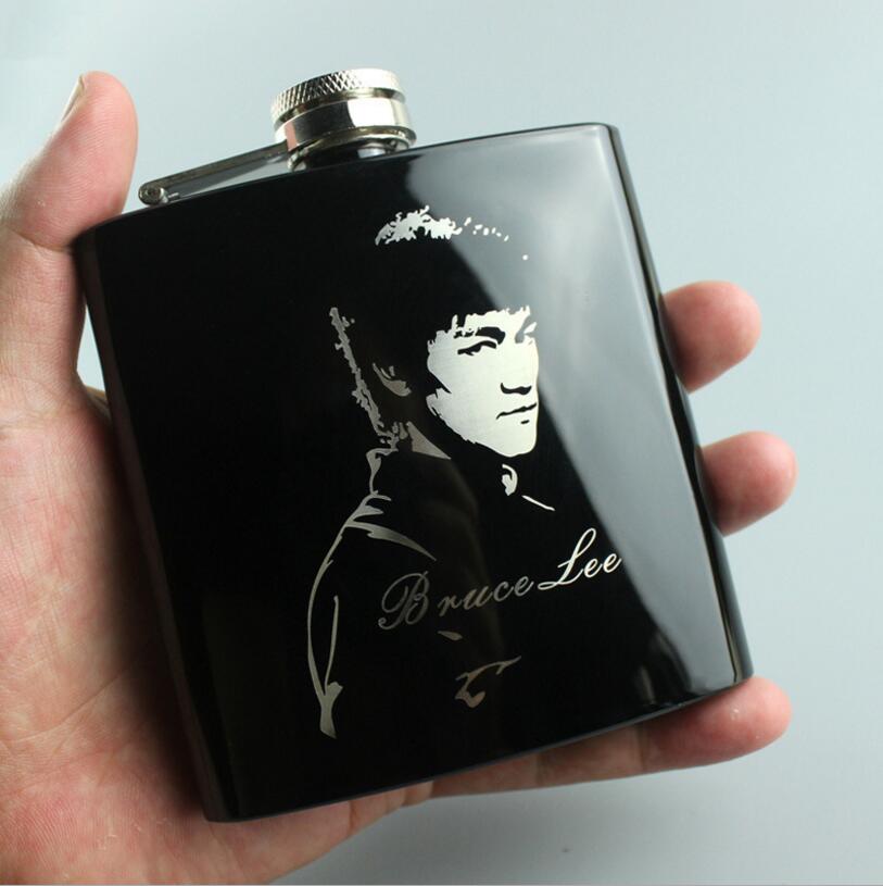 6oz 304 Stainless Steel Hip Flask Liquor Whisky Vodka Alcohol Drinkware Flasks Flagon Outdoor