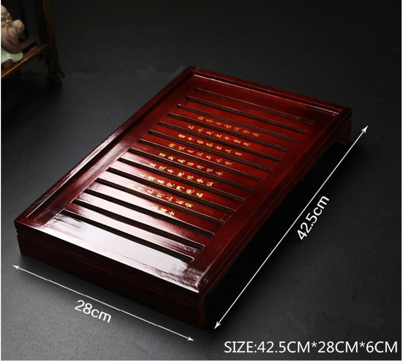 CJ281 Chinese Kung Fu Tea Set Drinkware Purple Clay ceramic include Tea Pot Cup,Tureen Infuser Natural wood Tea Tray Chahai