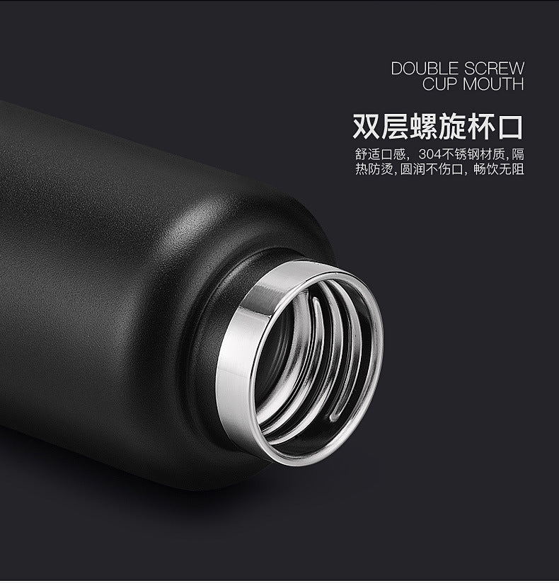 Vacuum Insulated Bike Bicycle Cycling Sports Water Bottle Stainless Steel Flask Jar Leak-proof Canteen 550mL 750mL