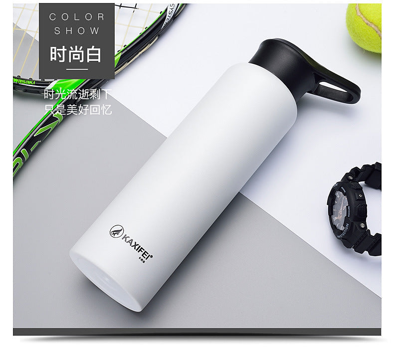 Vacuum Insulated Bike Bicycle Cycling Sports Water Bottle Stainless Steel Flask Jar Leak-proof Canteen 550mL 750mL