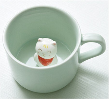 New Arrive Creative Cartoon Ceramic Mugs Cute Animal Coffee Milk Tea Cup 220ml Novelty Birthday Gifts Mugs