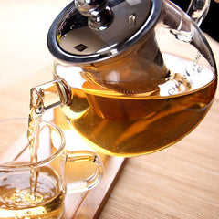 CJ265 High-capacity Best Heat Resistant Hyaline cup Teapot Coffee Tea Set Puer Kettle With Filter Durable Tea Set