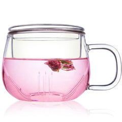 CJ259 Best Heat Resistant cup Tea Pot Flower Tea Set Puer kettle Coffee Teapot Convenient With Infuser Office Home Teacup