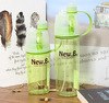 CJ129 Water bottle sport Spray bottle Cycling outdoor Moisturizing shaker Transparent Travel Plastic Water Camping Drinkware
