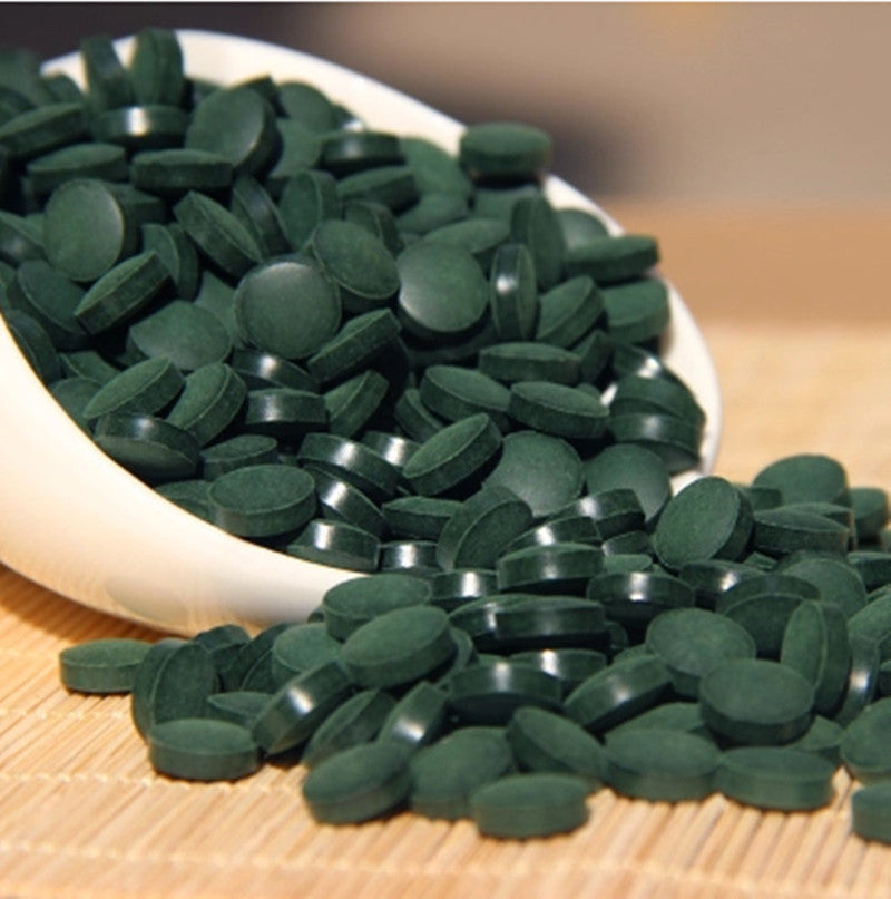 HelloYoung Enhance-immune green natural Spirulina Tea Tablet 1000 pills high Quality tea