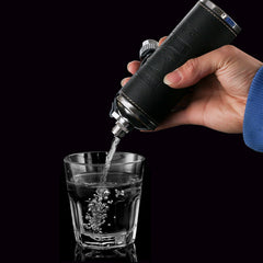 10oz Luxury Hip Flask Stainless Steel Flask Liquor Portable With Box As Gift Cylinder Design Leather Flask Whisky Bottle
