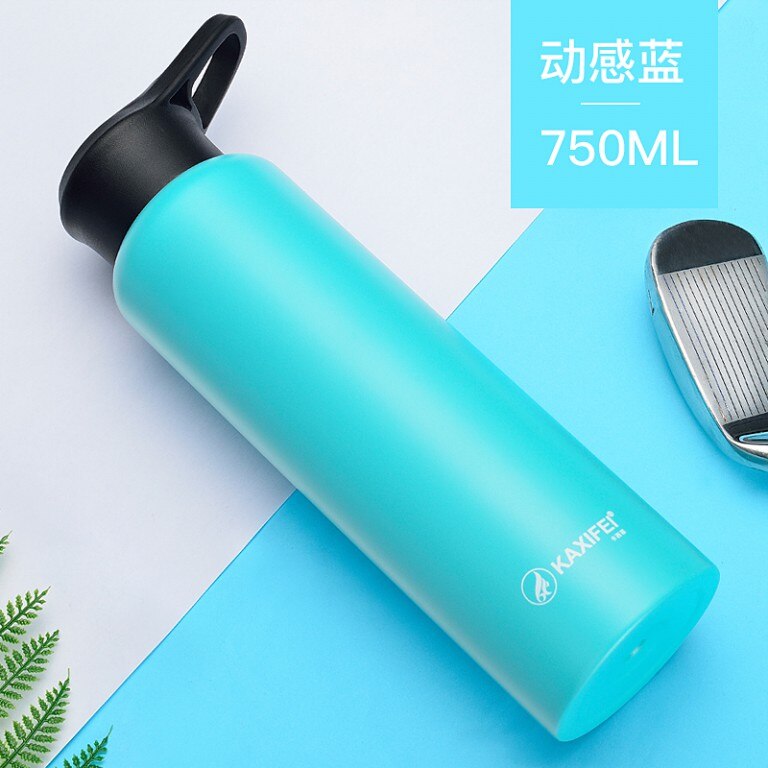 Vacuum Insulated Bike Bicycle Cycling Sports Water Bottle Stainless Steel Flask Jar Leak-proof Canteen 550mL 750mL