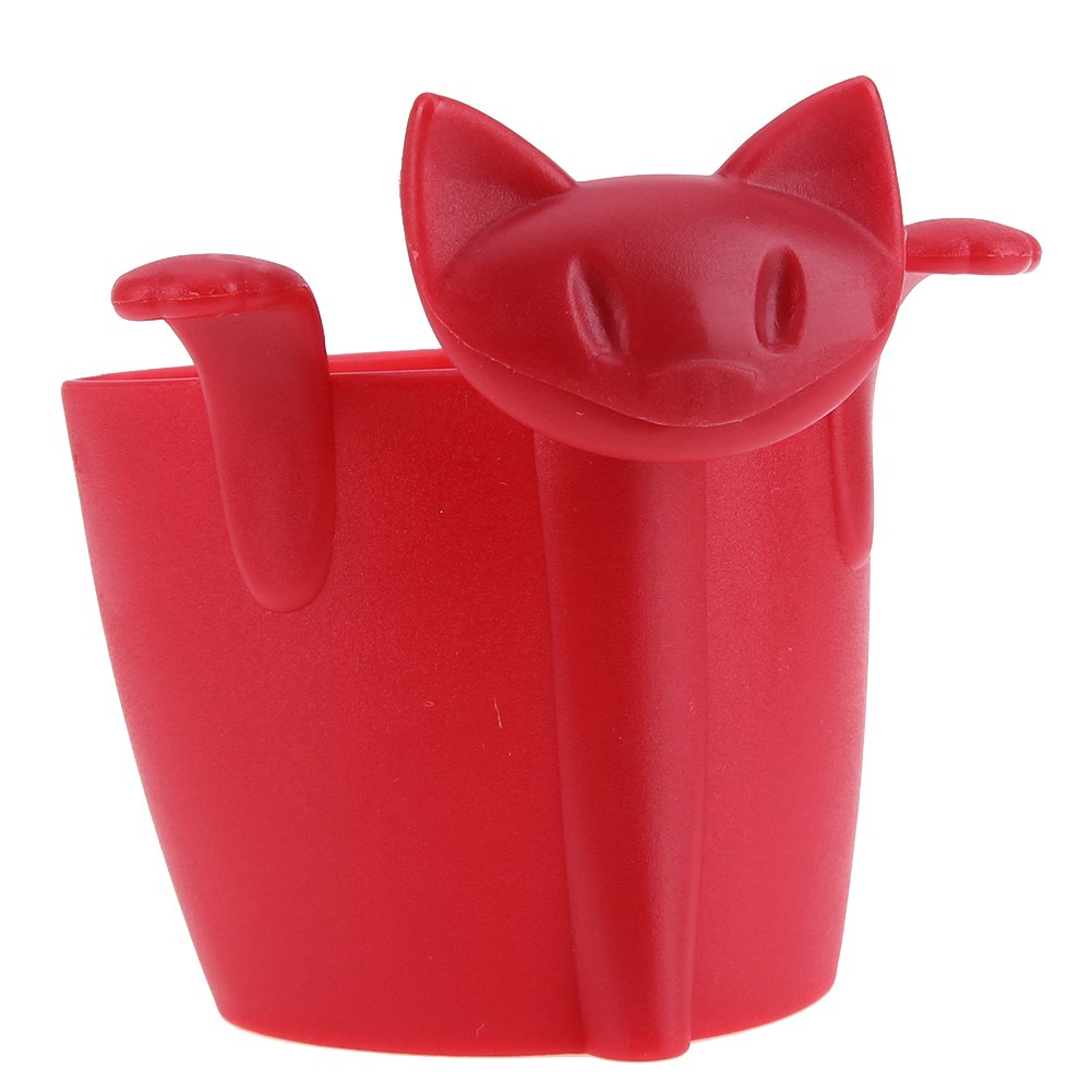 Coffee Tea Infuser Teapot Tea Strainer Cartoon Animal Kitten Plastic Teabags Filter Drinkware Coffee Tea Accessories